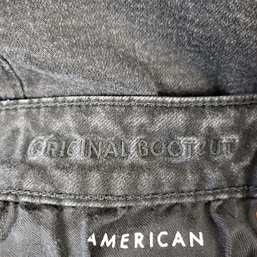 American Eagle Bootcut Jeans Mens 26x30 Black Excellent AirFlex+ 871446912